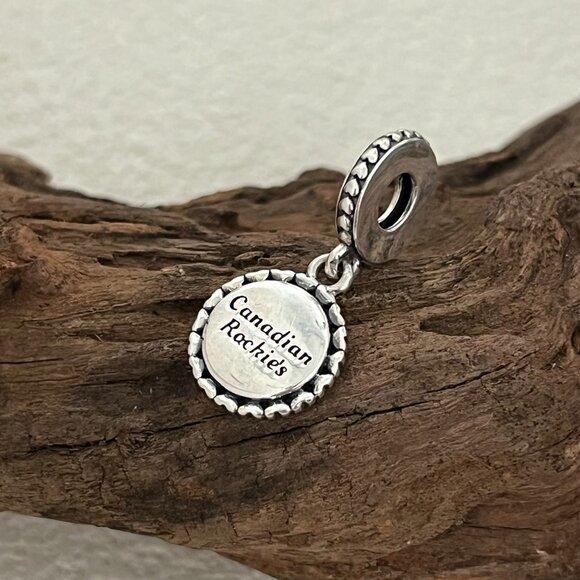 Pandora Canadian Rockies Mountain climbing S925 Silver Dangle Charm - Picture 5 of 5